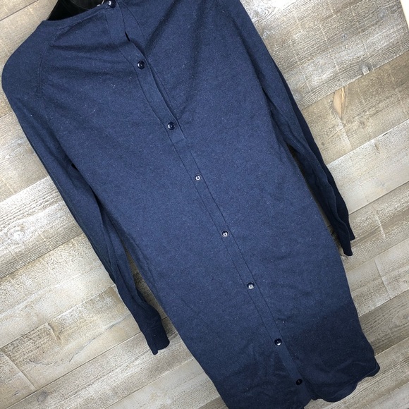 Roxy winter story navy midi dress with buttons - Picture 5 of 6